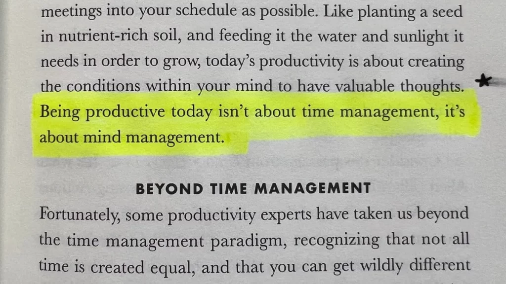 Mind Management not Time Management PDF 3