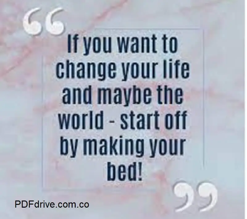 Make Your Bed PDF 01