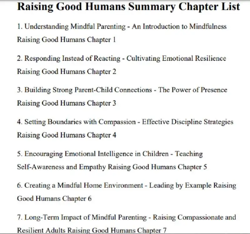 Raising Good Humans PDF 2